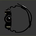 G SHOCK Black Sports Watch With Gold Accents Digital Display And Stylish Design
