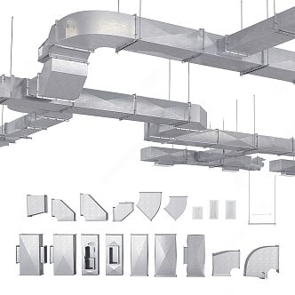 Ventilation duct 3d model