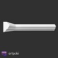 White Decorative Architectural Component With Intricate Molding Design For Interiors