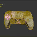 Modern Gamepad Wireless Gamepad Game Console Accessories Handle 3d model
