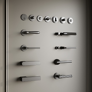 Modern Door Handle 3d model