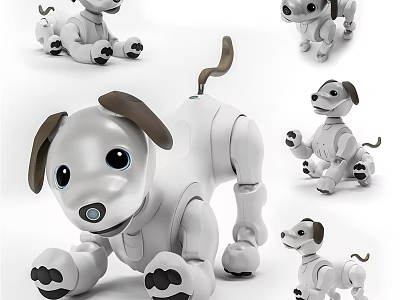 Modern toy children toy dog 3d model