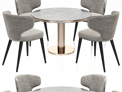 Modern Dining Table and Chair Combination Modern Table and Chair Dining Table and Chair Dining Table and Chair Home Furniture Leisure Chair Simple Dining Room 3d model