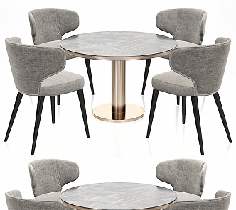 Modern Dining Table and Chair Combination Modern Table and Chair Dining Table and Chair Dining Table and Chair Home Furniture Leisure Chair Simple Dining Room 3d model