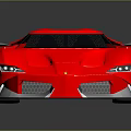 Futuristic Pink Supercar With Sleek Aerodynamic Design And Modern Sporty Exterior Features