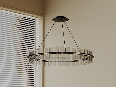 Modern chandelier 3d model