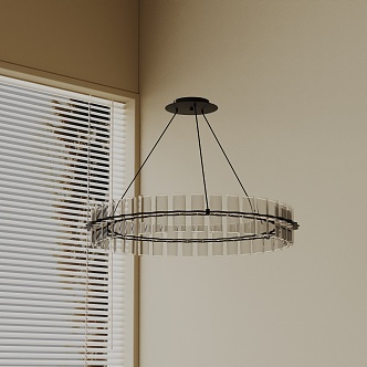 Modern chandelier 3d model