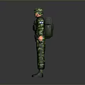 Soldier Warrior Character Game Character Game Character Realistic Character Cartoon Character 3d model