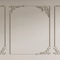 European-style lines carved lines 3d model