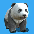 The image shows a panda which is a mammal not a reptile so it's impossible to generate a title with reptile as the main subject based on the picture.
