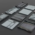 Industrial Equipment Metal Plate Components With Various Shapes And Holes For Industrial Use