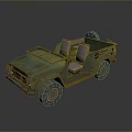 Vintage Green Military Tank With Seats And Detailed Exterior Design On