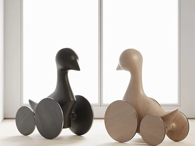 Modern Children's Chair Birds Children's Chair 3d model