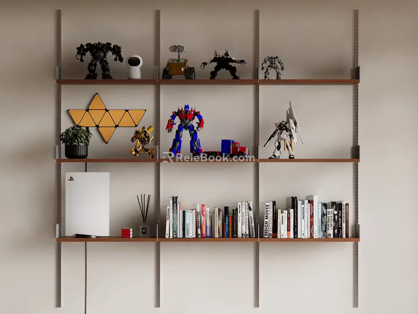 Modern Shelf Laminates 3d model