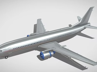 Fine passenger Boeing 737 Boeing aircraft 3d model