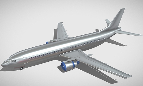 Fine passenger Boeing 737 Boeing aircraft 3d model