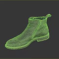 Stylish Black Ankle Boots Featuring Zipper Worn Look Light Colored Sole And Simple Design