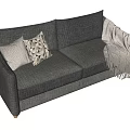 Double sofa 3d model