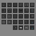 Switch socket intelligent panel 3d model