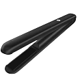 Black Hair Straightener With Sleek Modern Design And Smooth Ceramic Plates