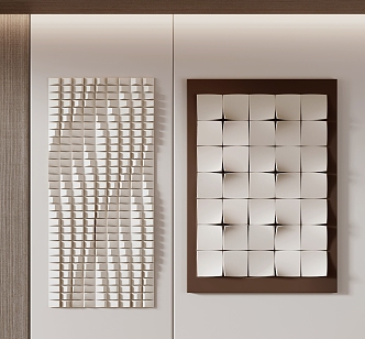 Modern Wall Decoration 3d model