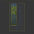 Modern Solar Panel Structure With Green Vegetation And Renewable Energy Design