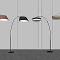 Modern floor lamp 3d model