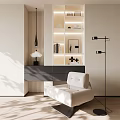 Modern Decorative Cabinet 3d model