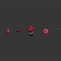 Modern Gem Ruby 3d model