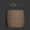 Woven Rattan Trash Bin With Lid For Home Household Storage Organization