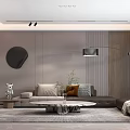 Modern Dining Living Room Open Concept Design With Table Chairs And Cabinets