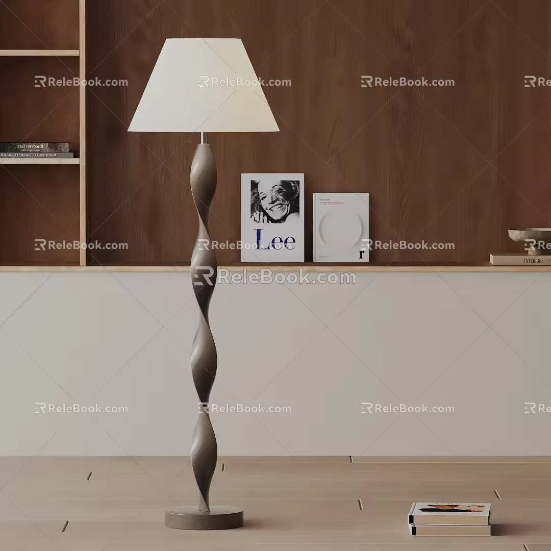 Modern floor lamp 3d model