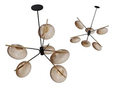 Modern Chandelier Art Chandelier Spherical Chandelier 3d model
