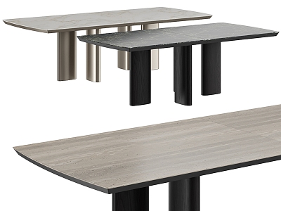 Poliform solid wood dining table model