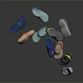 Colorful Clogs In Blue Green Orange Pink And Gray For Daily Living Use