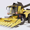 combine tractor 3d model