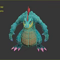 Crocodile Alligator Nile Crocodile carnivore reptile cold-blooded animal reptile 3d model