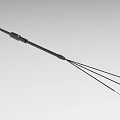 Industrial Equipment Slender Rod Structure With Multiple Thin Prongs For Precision Sensing Applications
