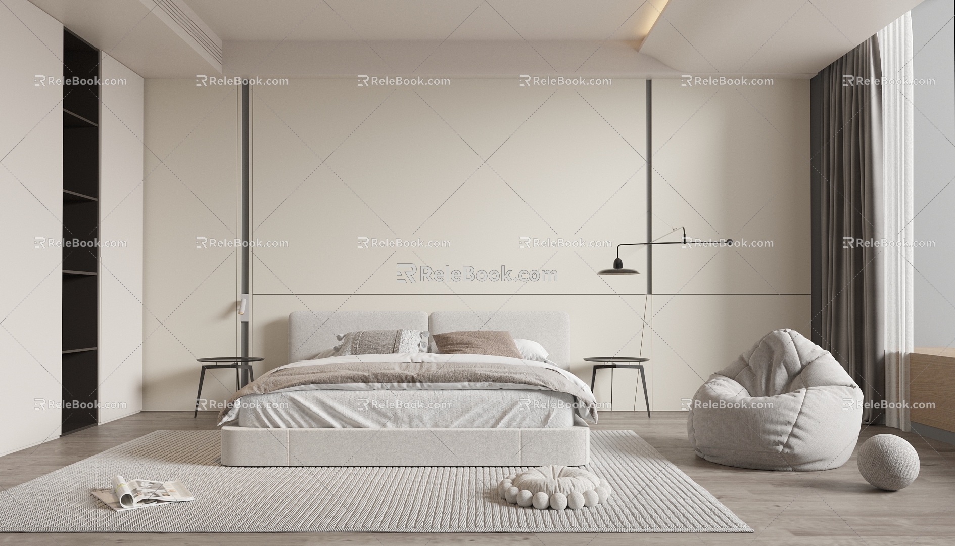 Modern Bedroom 3d model