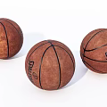 High Quality Spalding Basketballs Sports Equipment With Brown Leather Surface And Black Stitching