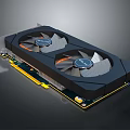 High Performance Graphics Card With Dual Cooling Fans And Efficient Heat Sink Design