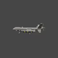 Large Commercial Airplane Top View With Four Engines And Long Wings On Dark Background