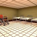 Wheelchair Folding Wheelchair Medical Equipment Medical Facilities Medical Items Hospital Equipment Hospital Items 3d model