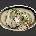 Delicious Grilled Meat Wrap With Fresh Vegetables And Herbs In Paper Bowl