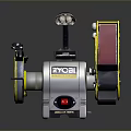 RYOBI Electric Bench Grinder With Grinding Wheel Sanding Belt Work Light And On Off Switch