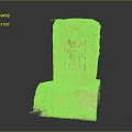 Ancient Architectural Carving With Intricate Relief Patterns Orange Red Stone And Weathered Base