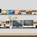 Modern Computer Laptop Desktop Computer 3d model