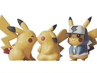 Pokémon Royal Three Pikachu Pokémon 3d model