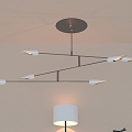 Lighting table lamp chandelier shaped lamp wall lamp 3d model