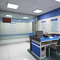 Public Security Bureau Interrogation Room 3d model